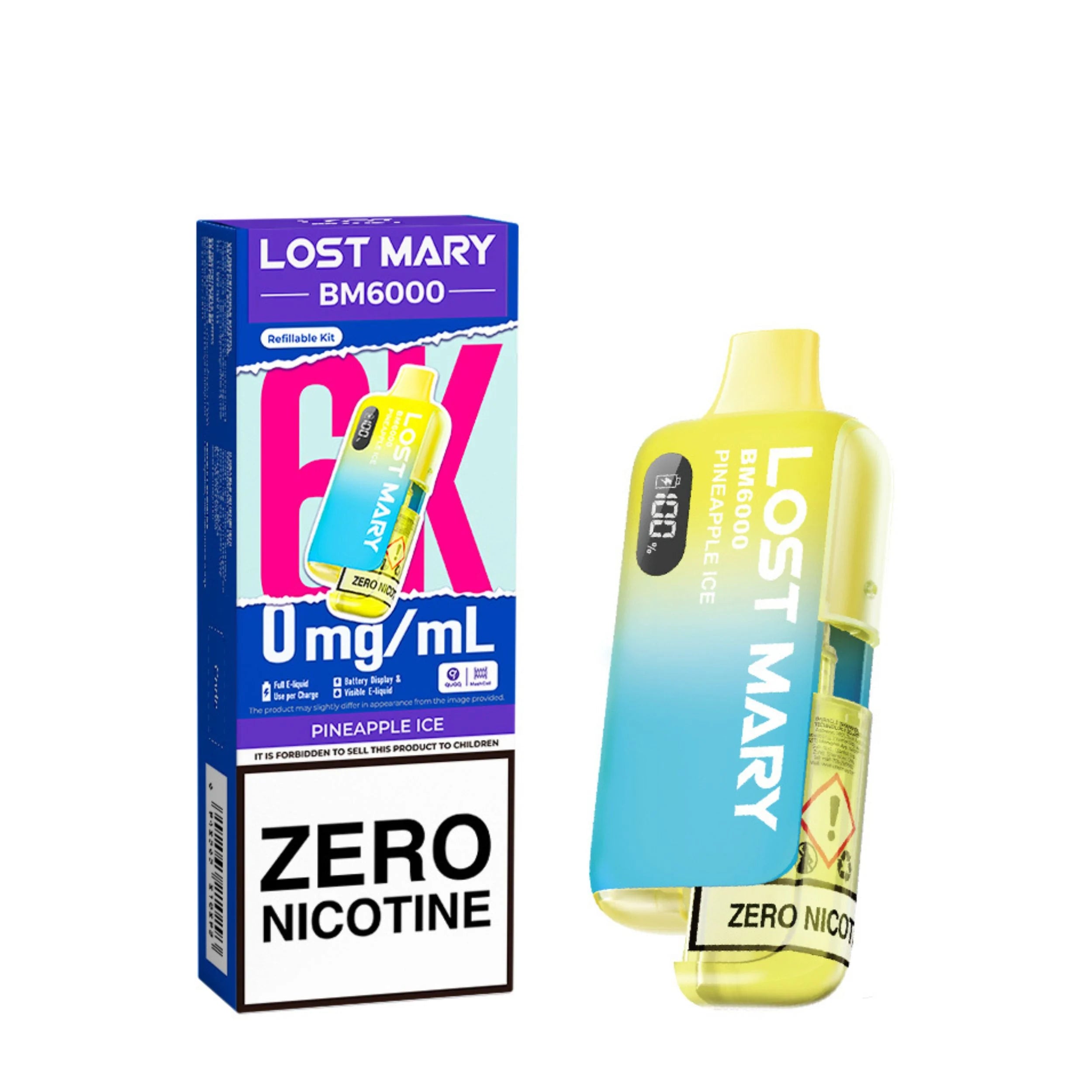 Lost Mary BM6000 Zero Nicotine Prefilled Pod Kit