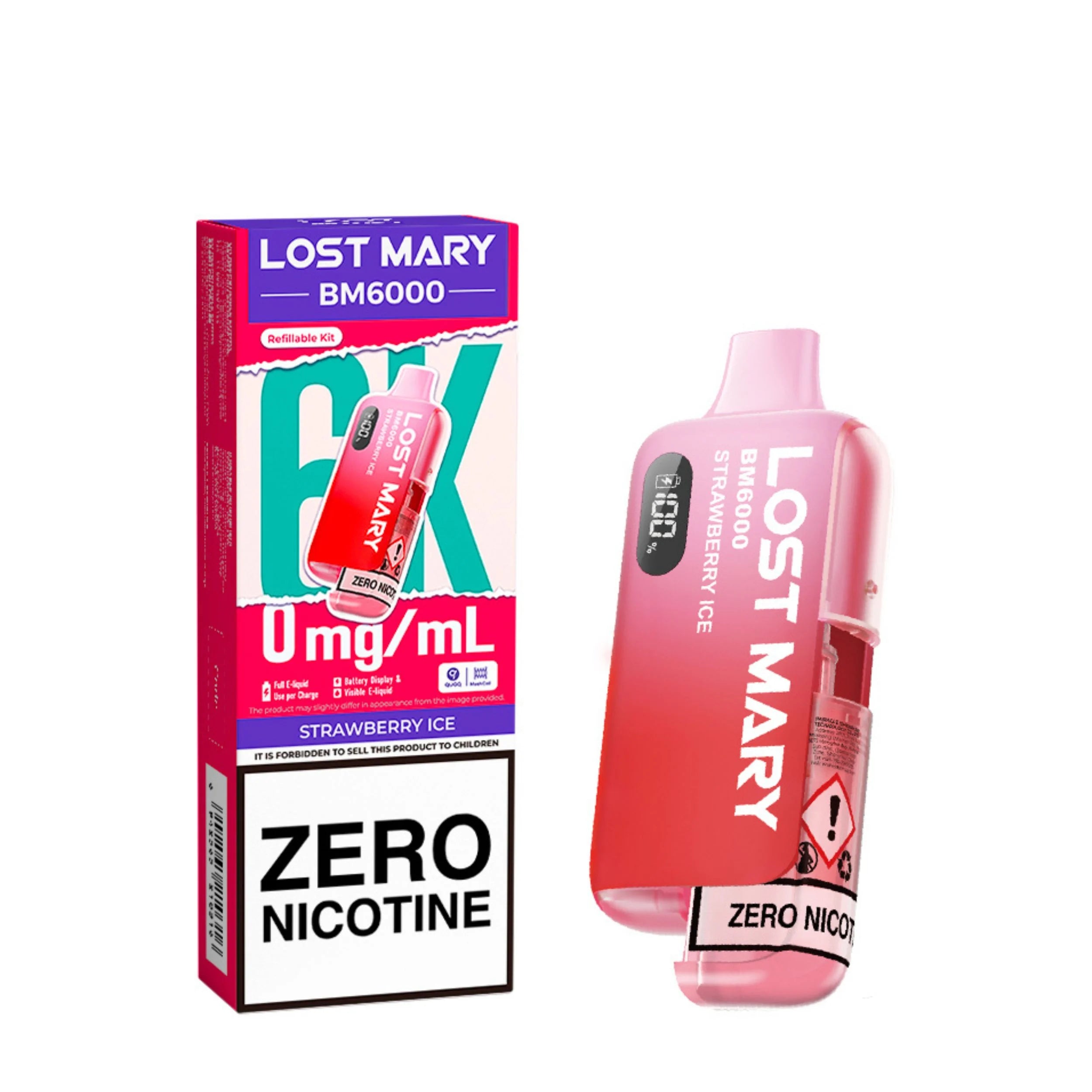 Lost Mary BM6000 Zero Nicotine Prefilled Pod Kit