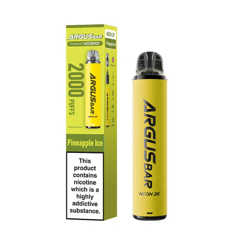 VooPoo Argus Bar Neon 2K Prefilled Kit - Box of 10