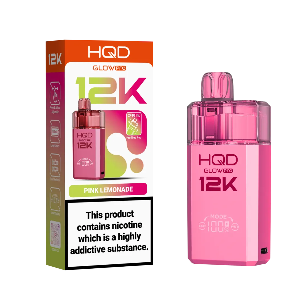 HQD Glow Pro 12k Prefiiled Kit - Box of 5