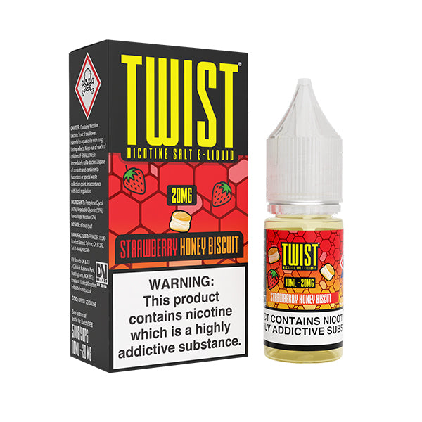Strawberry honey biscuit 10ml nic salt twist