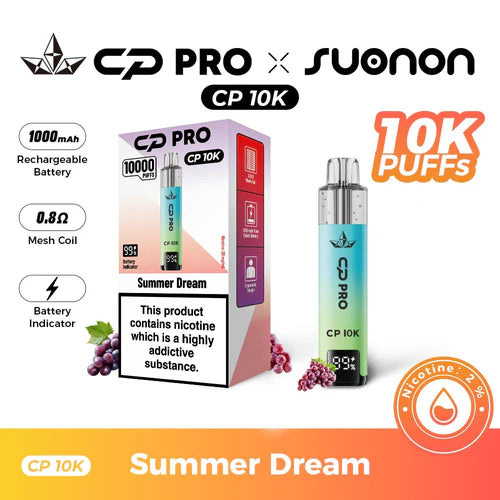 Crystal Pro CP 10K Puffs Prefilled Pod Kit
