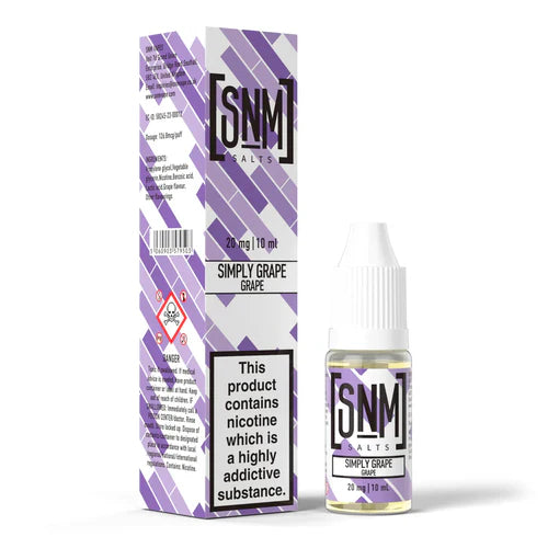 SNM Vapes Nic Salts E-Liquid