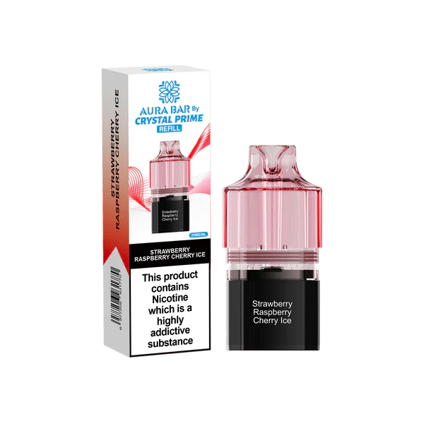 Crystal Prime Aura Bar 10k Replacement Pods - Box of 5