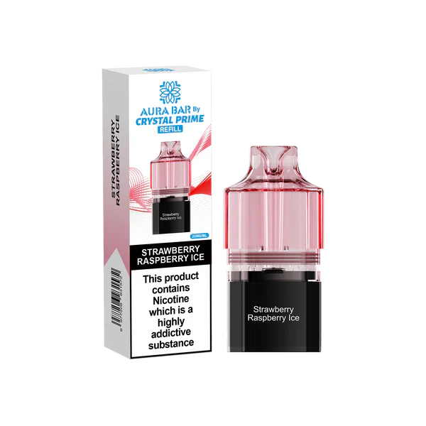 Crystal Prime Aura Bar 10k Replacement Pods - Box of 5