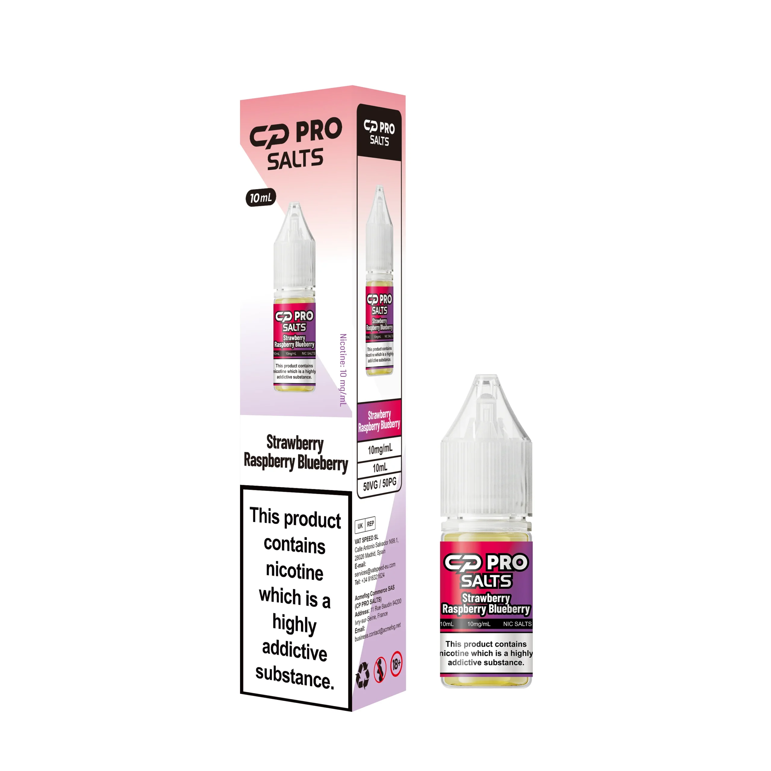 Crystal Pro CP Nic Salt E-Liquid - 10mg & 20mg