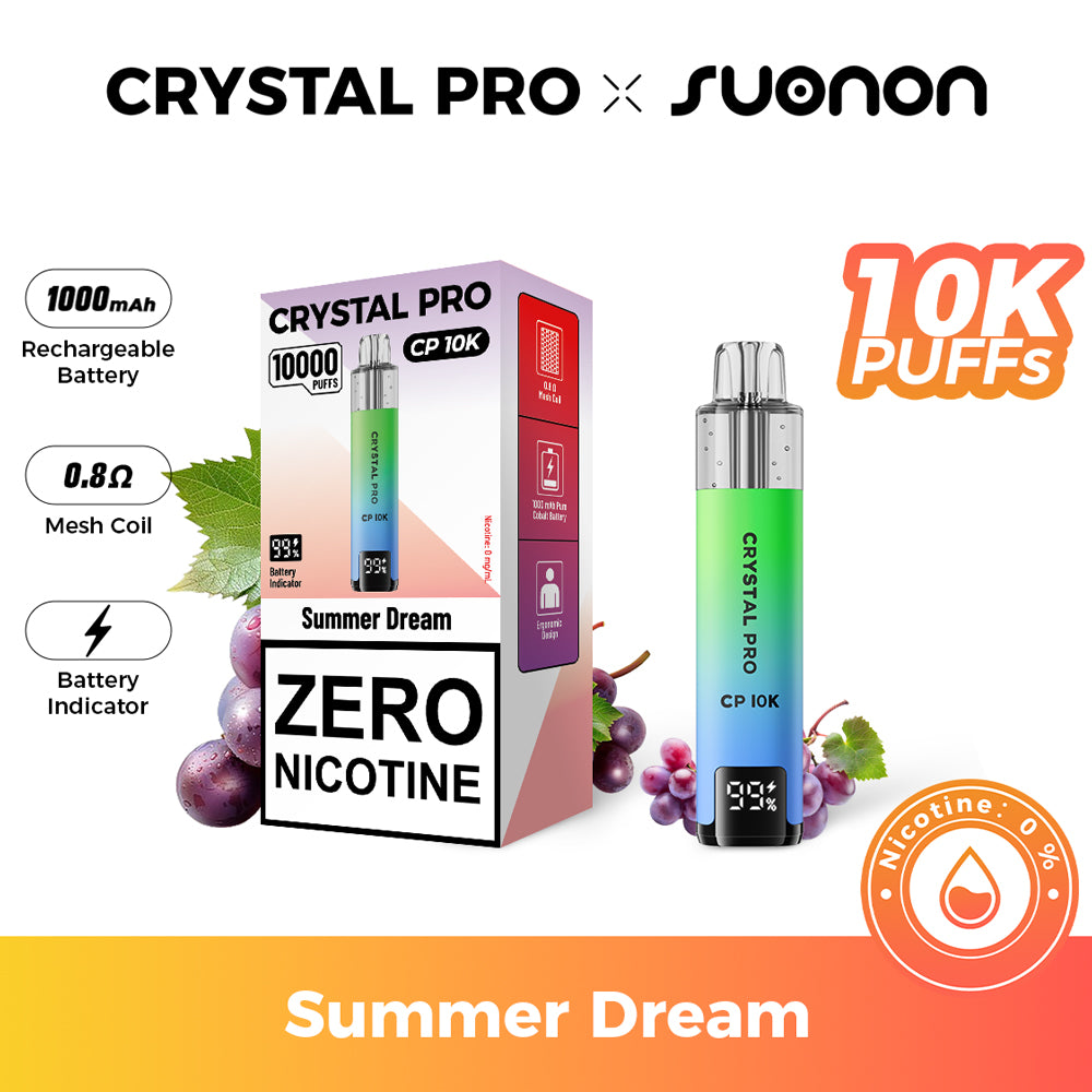 Crystal PRO CP 10K KIT 0MG  NO NICOTINE 10000 puff