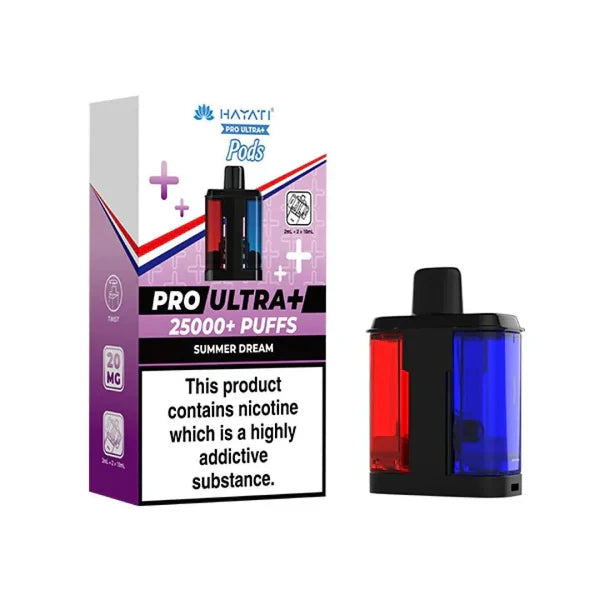 Hayati Pro Ultra Plus 25k Prefilled Pods - Box of 5