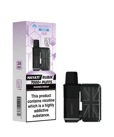 Hayati Rubik 7000 Prefilled Refill Pods - Box of 5