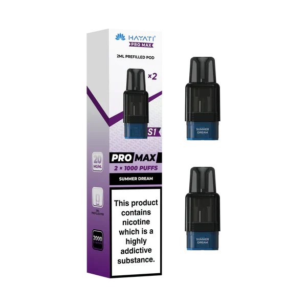 Hayati Pro Max S1 1000+ Prefilled Pods