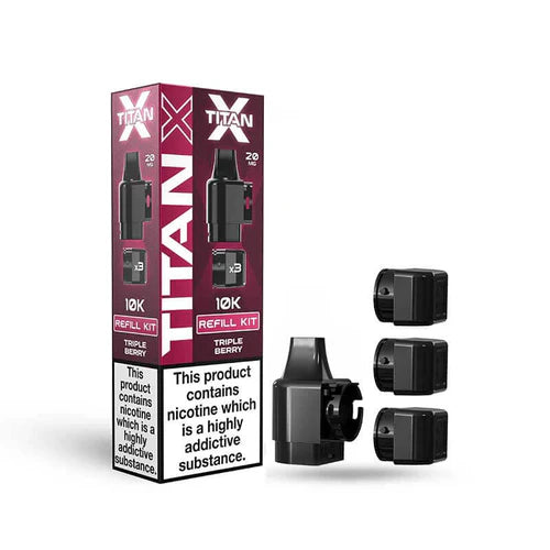Titan X Prefilled Pods-Box of 10