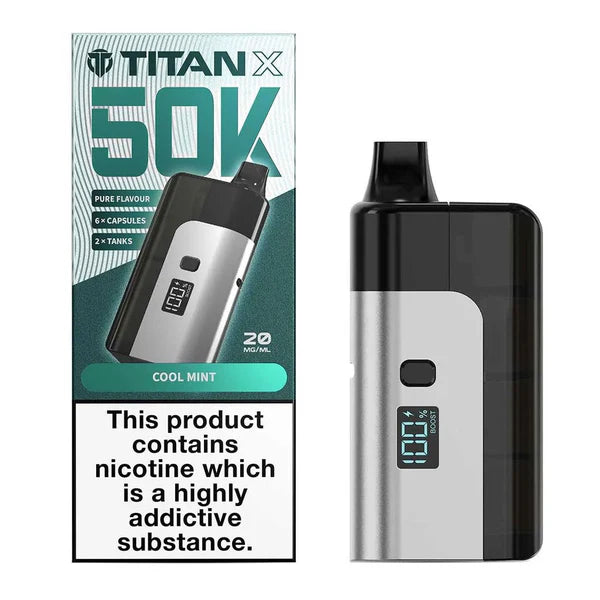 Titan X 50K Puffs Prefilled Pod Kit - Box of 5