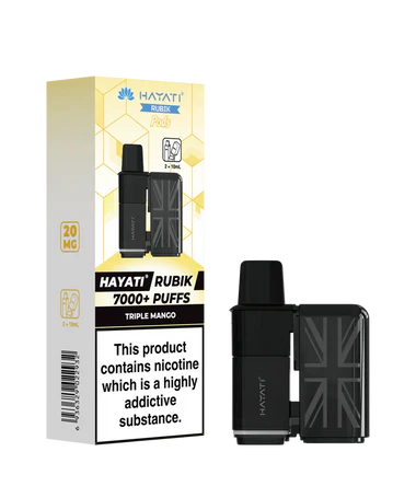 Hayati Rubik 7000 Prefilled Refill Pods - Box of 5