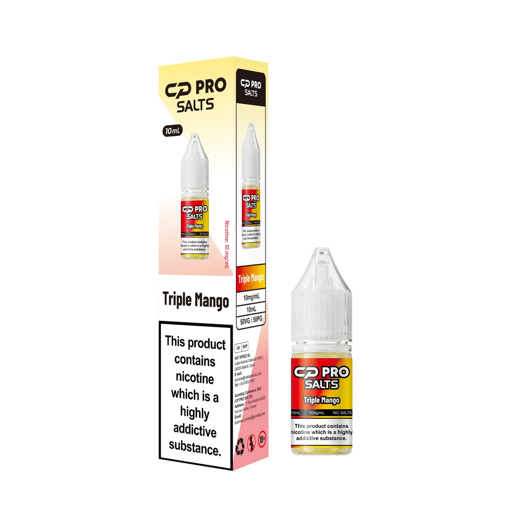 Crystal Pro CP Nic Salt E-Liquid - 10mg & 20mg - Box of 5