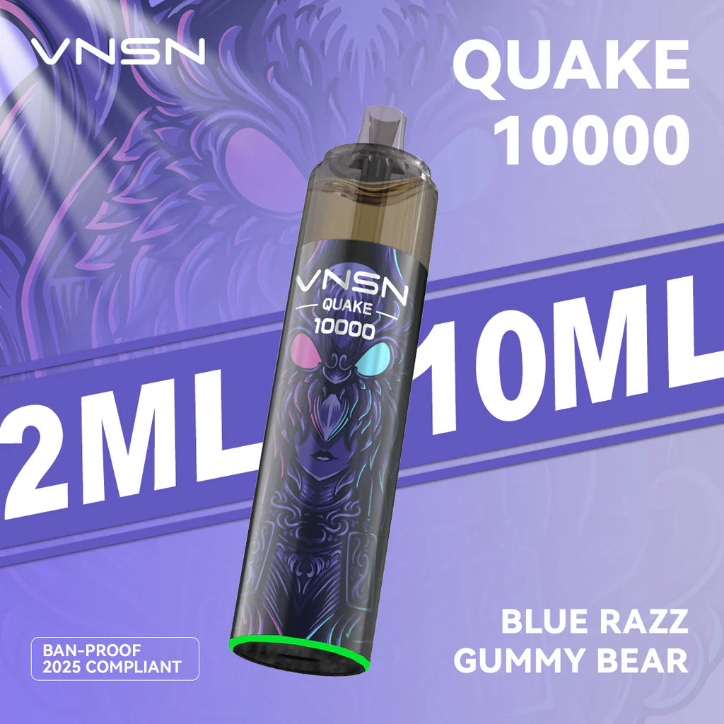 VNSN Quake 10k, 10,000 Puffs Prefilled Vape Kit