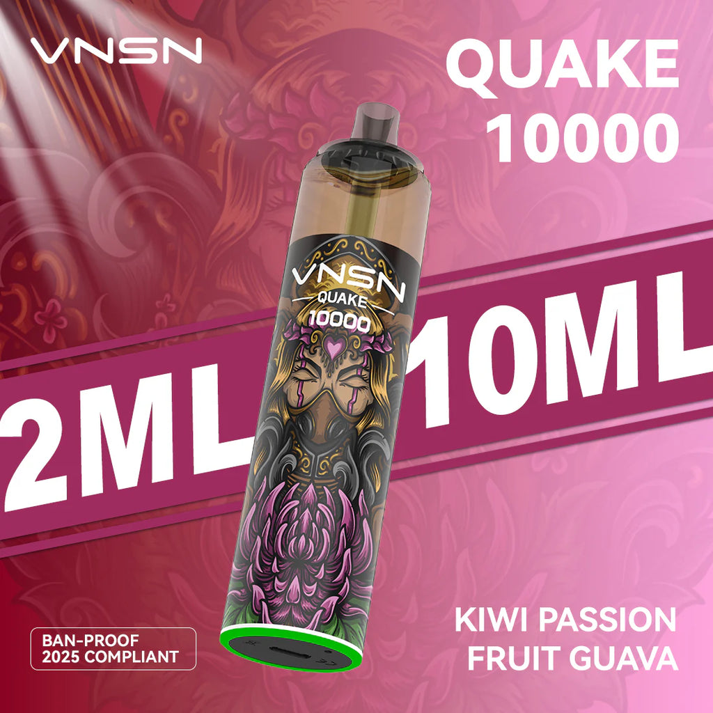 VNSN Quake 10k, 10,000 Puffs Prefilled Vape Kit