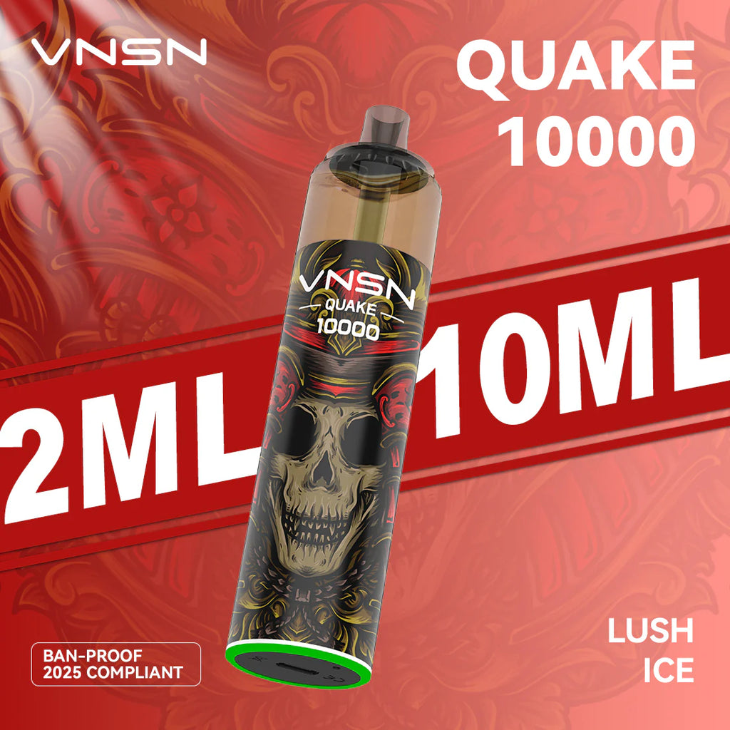 VNSN Quake 10k, 10,000 Puffs Prefilled Vape Kit