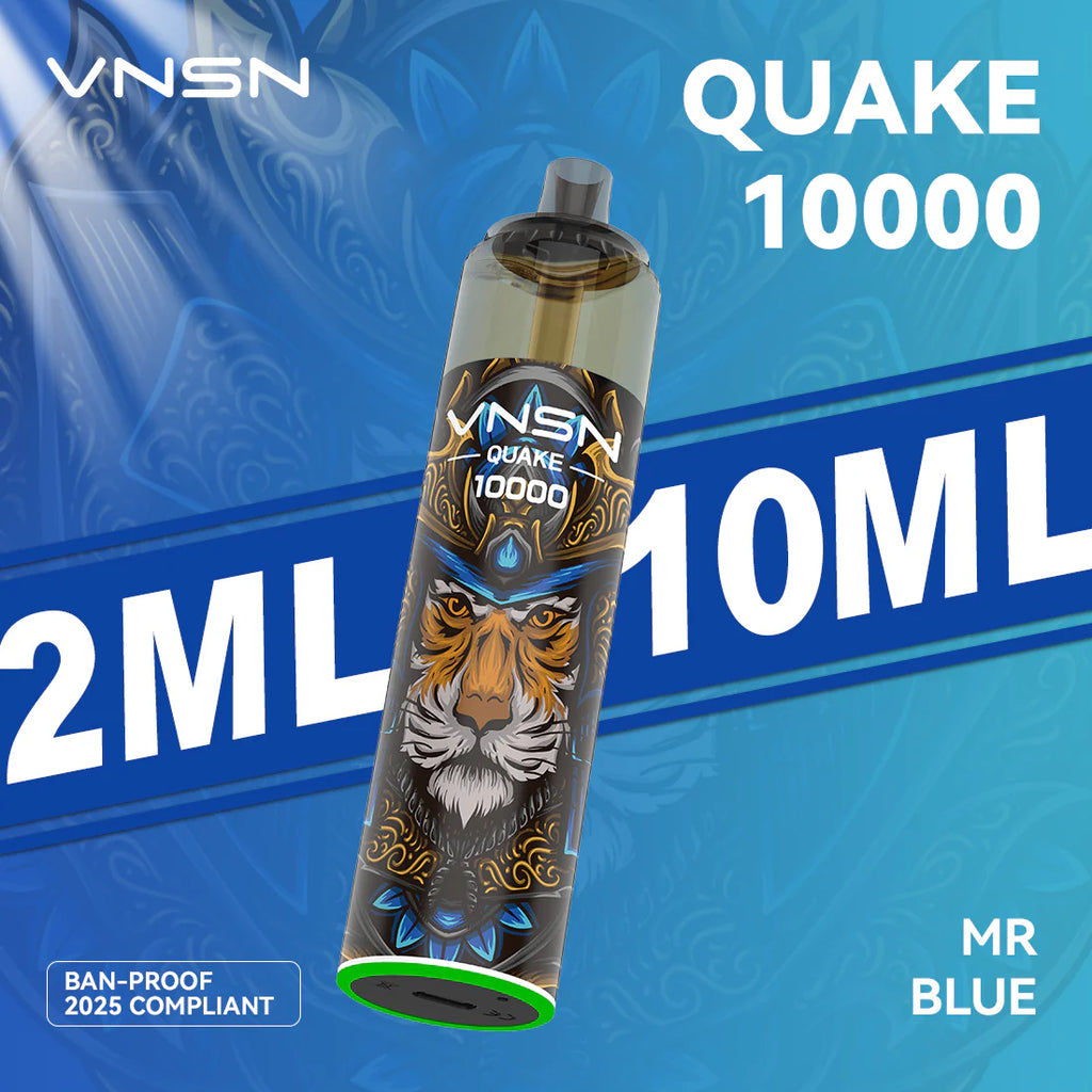 VNSN Quake 10k, 10,000 Puffs Prefilled Vape Kit
