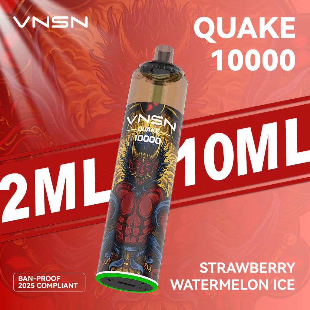 VNSN Quake 10k, 10,000 Puffs Prefilled Vape Kit