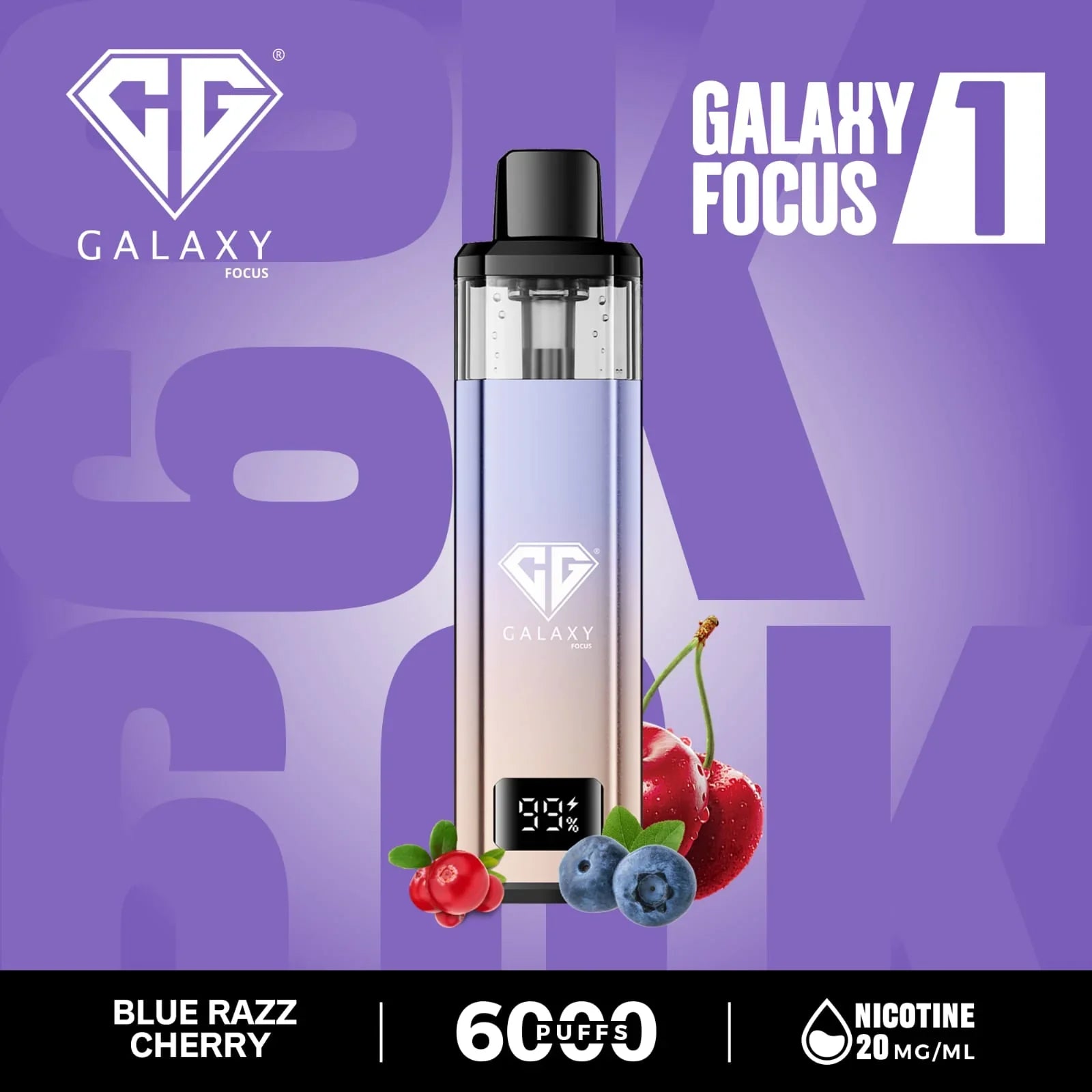 Crystal Galaxy Focus1 6k Puffs Prefilled Pod Kit