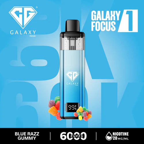Crystal Galaxy Focus1 6k Puffs Prefilled Pod Kit - Box of 5
