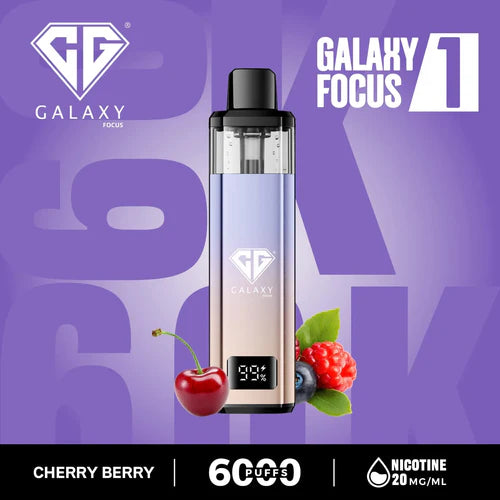 Crystal Galaxy Focus1 6k Puffs Prefilled Pod Kit - Box of 5