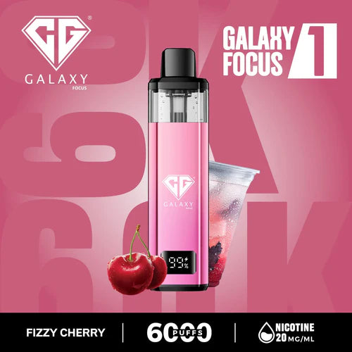 Crystal Galaxy Focus1 6k Puffs Prefilled Pod Kit - Box of 5
