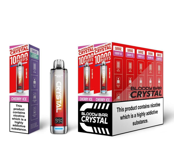 Bloody Bar Crystal 10k Puffs Prefilled Vape Kit - Pack of 5