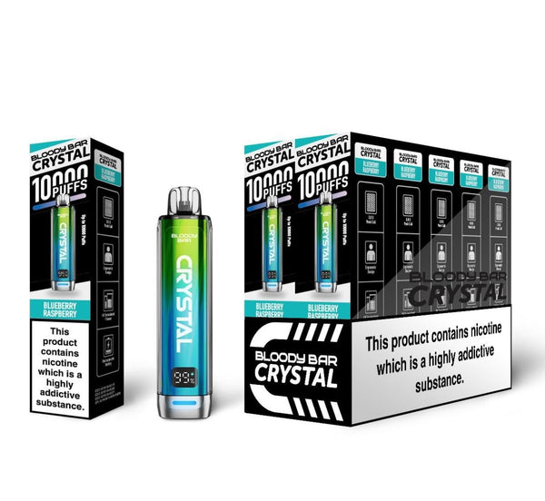 Bloody Bar Crystal 10k Puffs Prefilled Vape Kit - Pack of 5