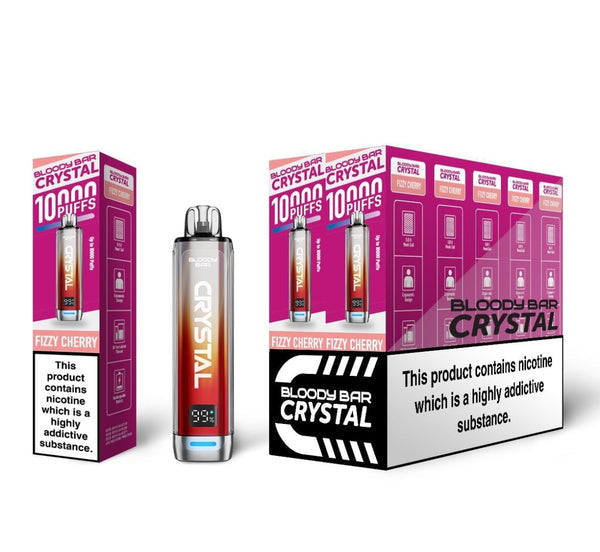 Bloody Bar Crystal 10k Puffs Prefilled Vape Kit - Pack of 5