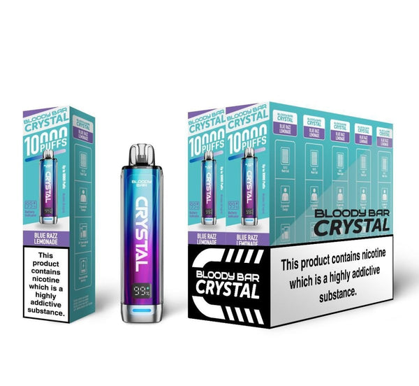 Bloody Bar Crystal 10k Puffs Prefilled Vape Kit - Pack of 5