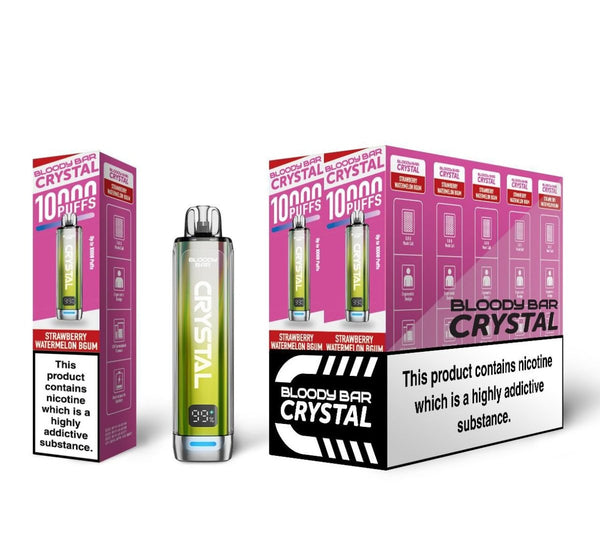 Bloody Bar Crystal 10k Puffs Prefilled Vape Kit - Pack of 5