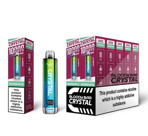 Bloody Bar Crystal 10k Puffs Prefilled Vape Kit - Pack of 5
