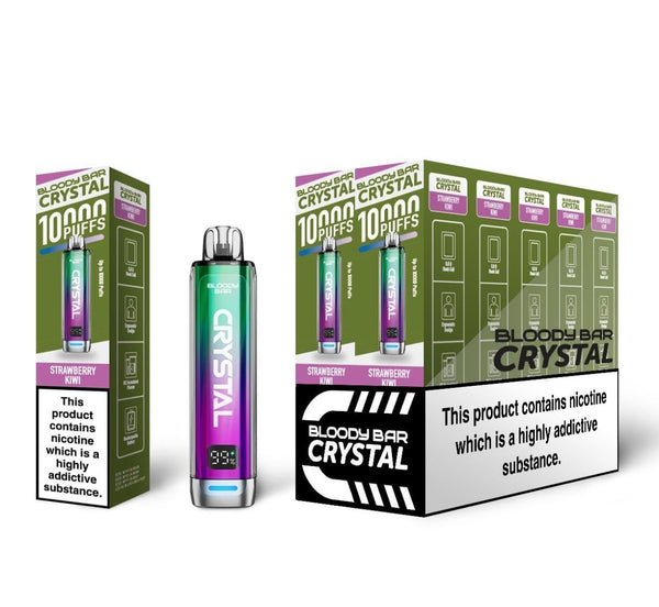 Bloody Bar Crystal 10k Puffs Prefilled Vape Kit - Pack of 5
