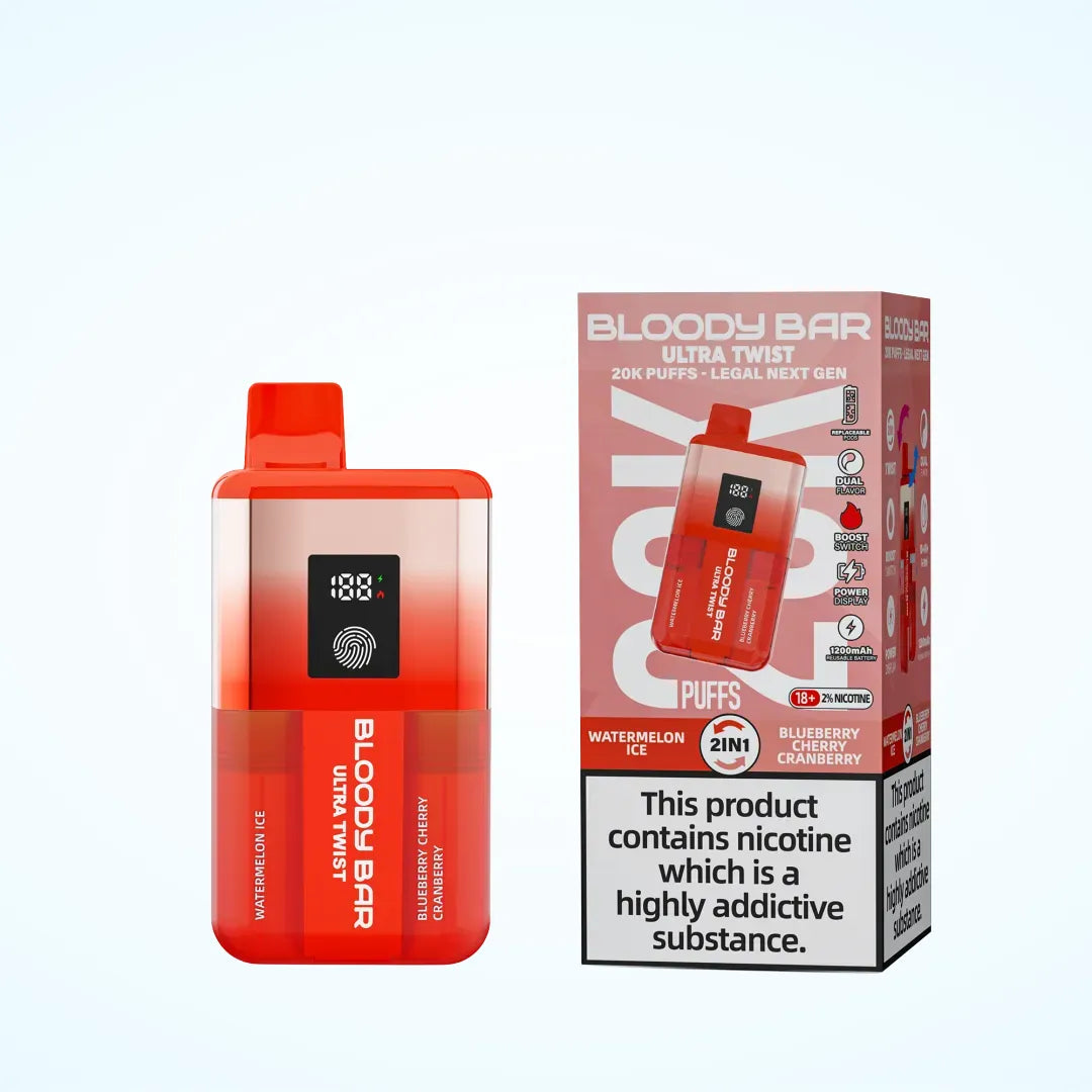 Bloody Bar 20K Puff Ultra Twist Prefilled Pod Kit