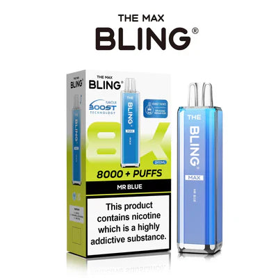 The Crystal Bling Max 8000 Puffs Prefilled Pod Kit