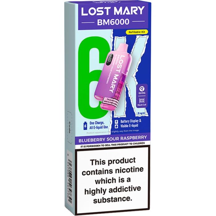 Lost Mary BM6000 Prefilled Pods - Box of 5