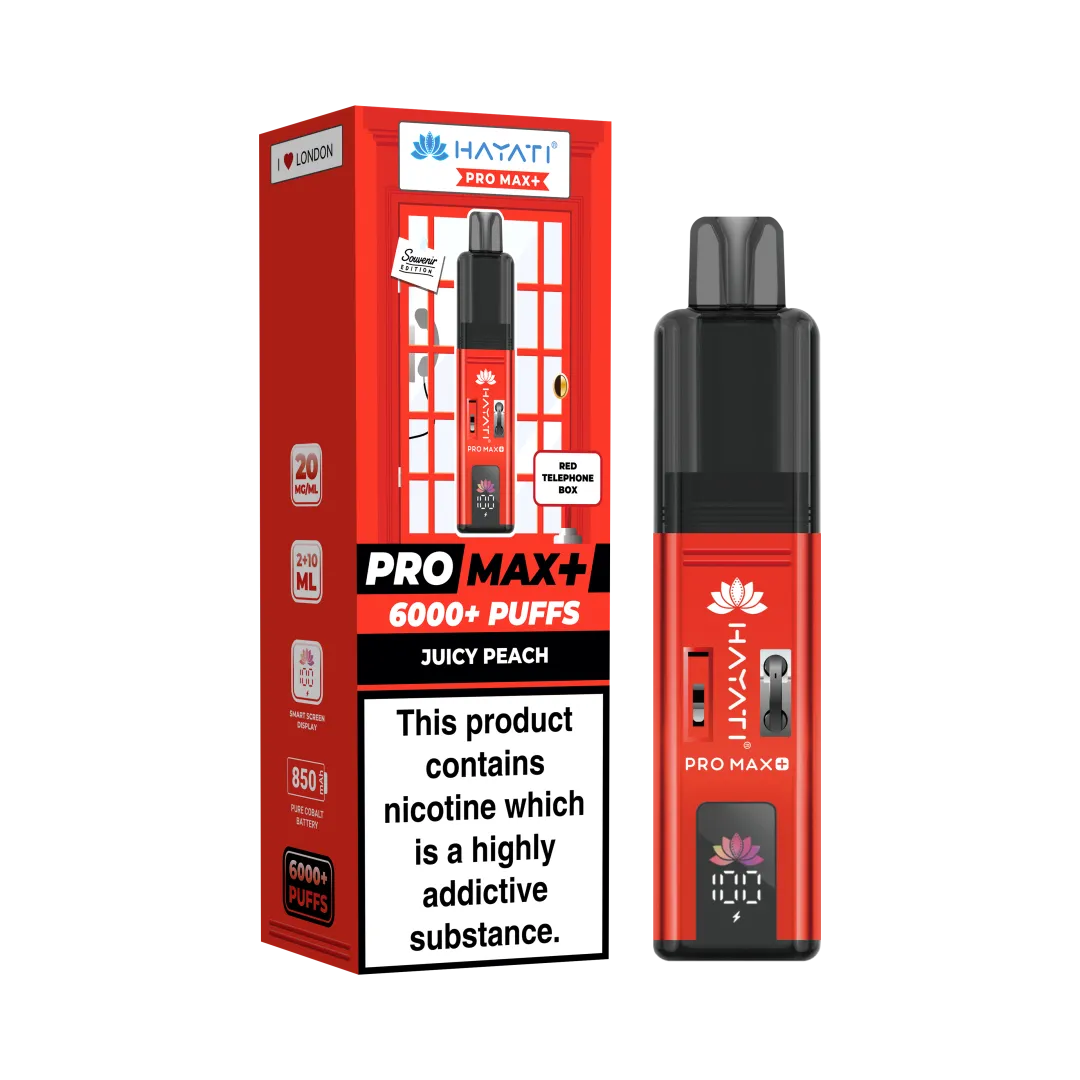 Hayati Pro Max+ 6K Puffs Souvenir Edition