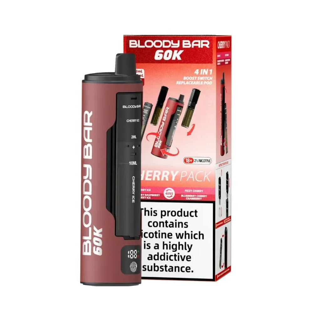 Bloody Bar 60K Puffs 4 in 1 Prefilled Pod Kit