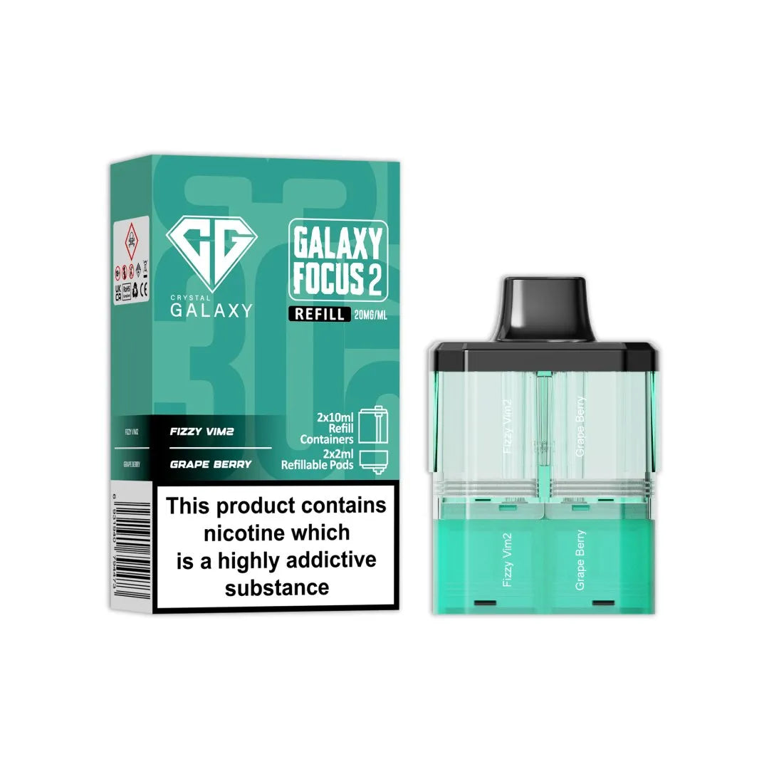 Crystal Galaxy Focus 2 30K Prefilled Pods Box of 5
