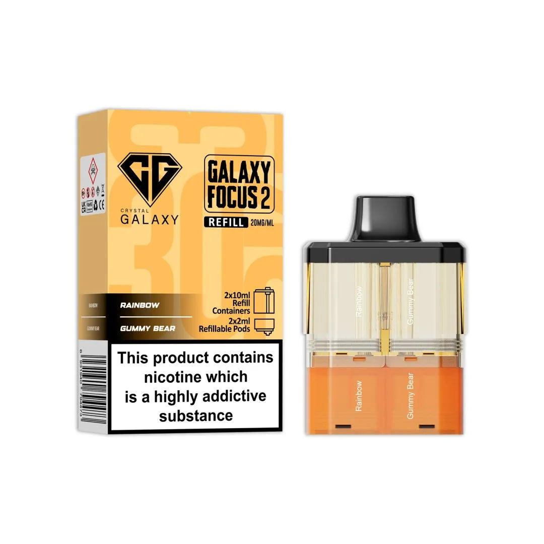 Crystal Galaxy Focus 2 30K Prefilled Pods Box of 5