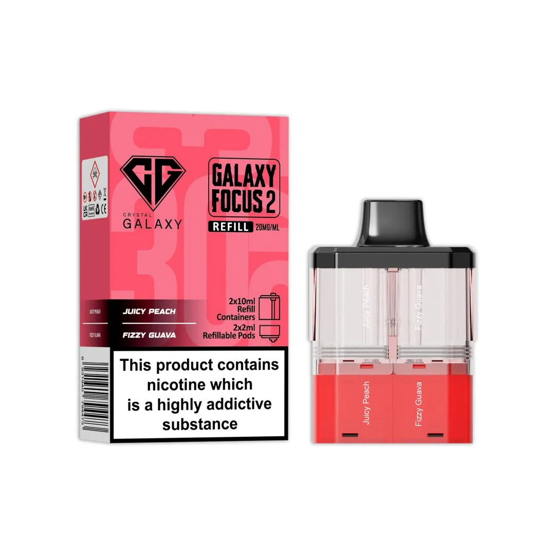 Crystal Galaxy Focus 2 30K Prefilled Pods Box of 5