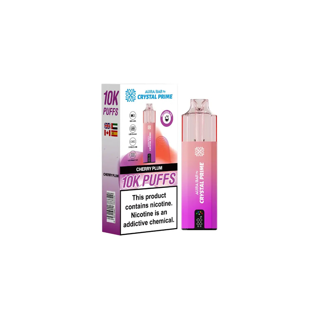 Crystal Prime 10K By Aura Bar Prefilled Vape Kit