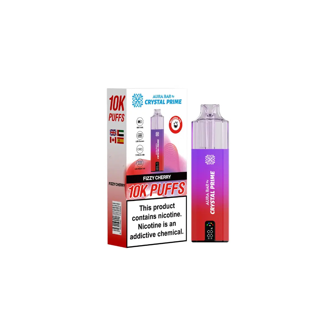 Crystal Prime 10K By Aura Bar Prefilled Vape Kit