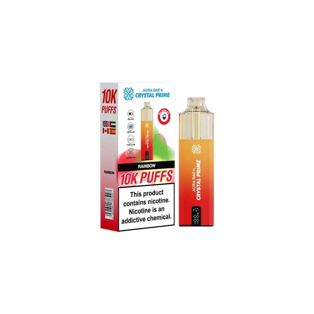 Crystal Prime 10K By Aura Bar Prefilled Vape Kit