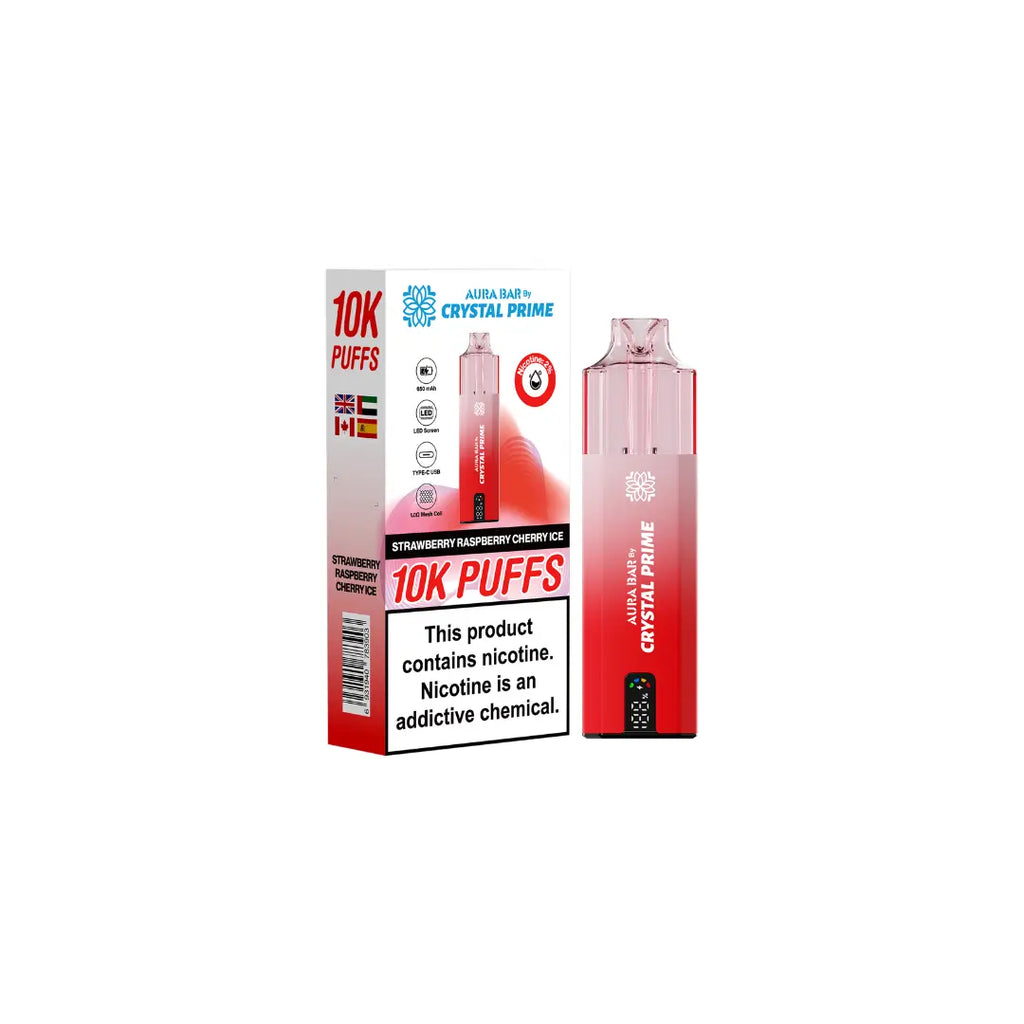 Crystal Prime 10K By Aura Bar Prefilled Vape Kit