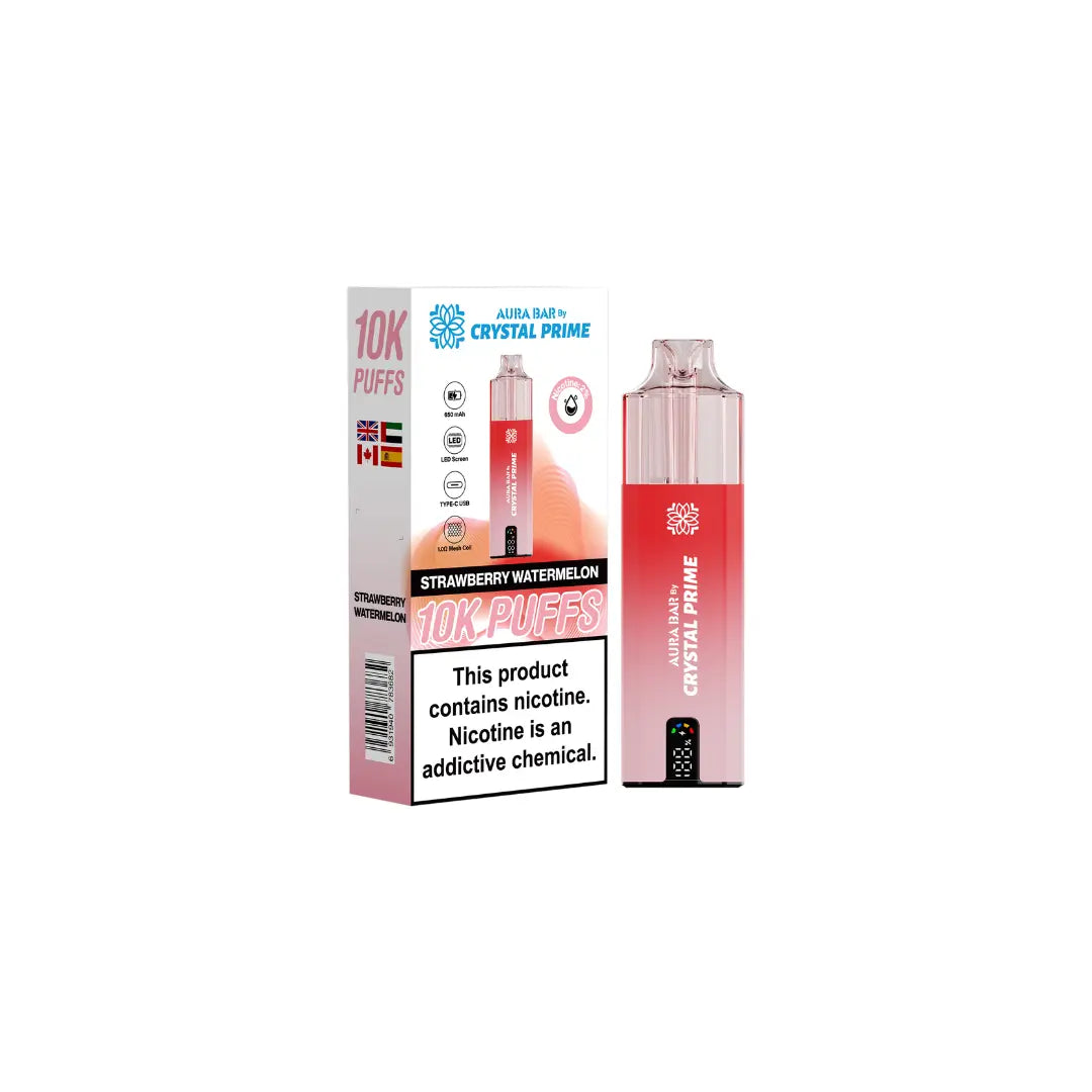 Crystal Prime 10K By Aura Bar Prefilled Vape Kit