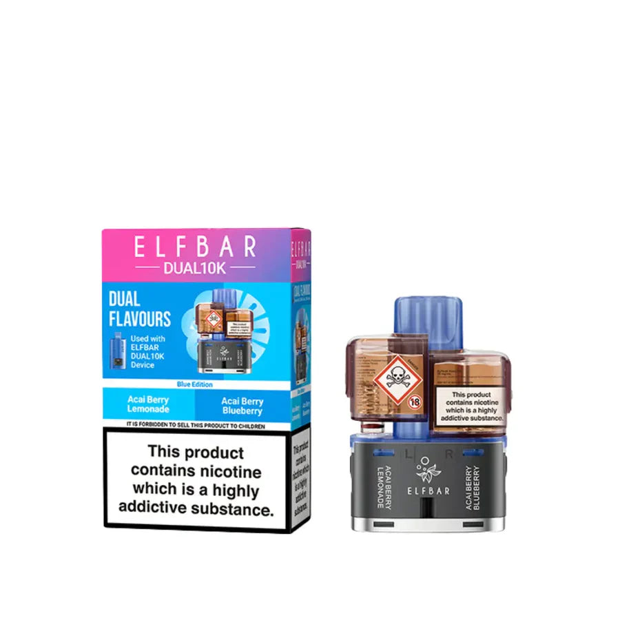 Elf Bar Dual 10K Prefilled Pods - Box of 5