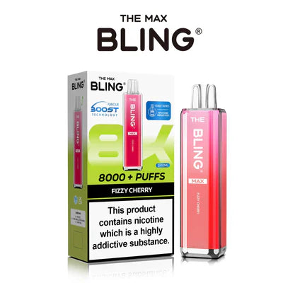 The Crystal Bling Max 8000 Puffs Prefilled Pod Kit -Box of 5