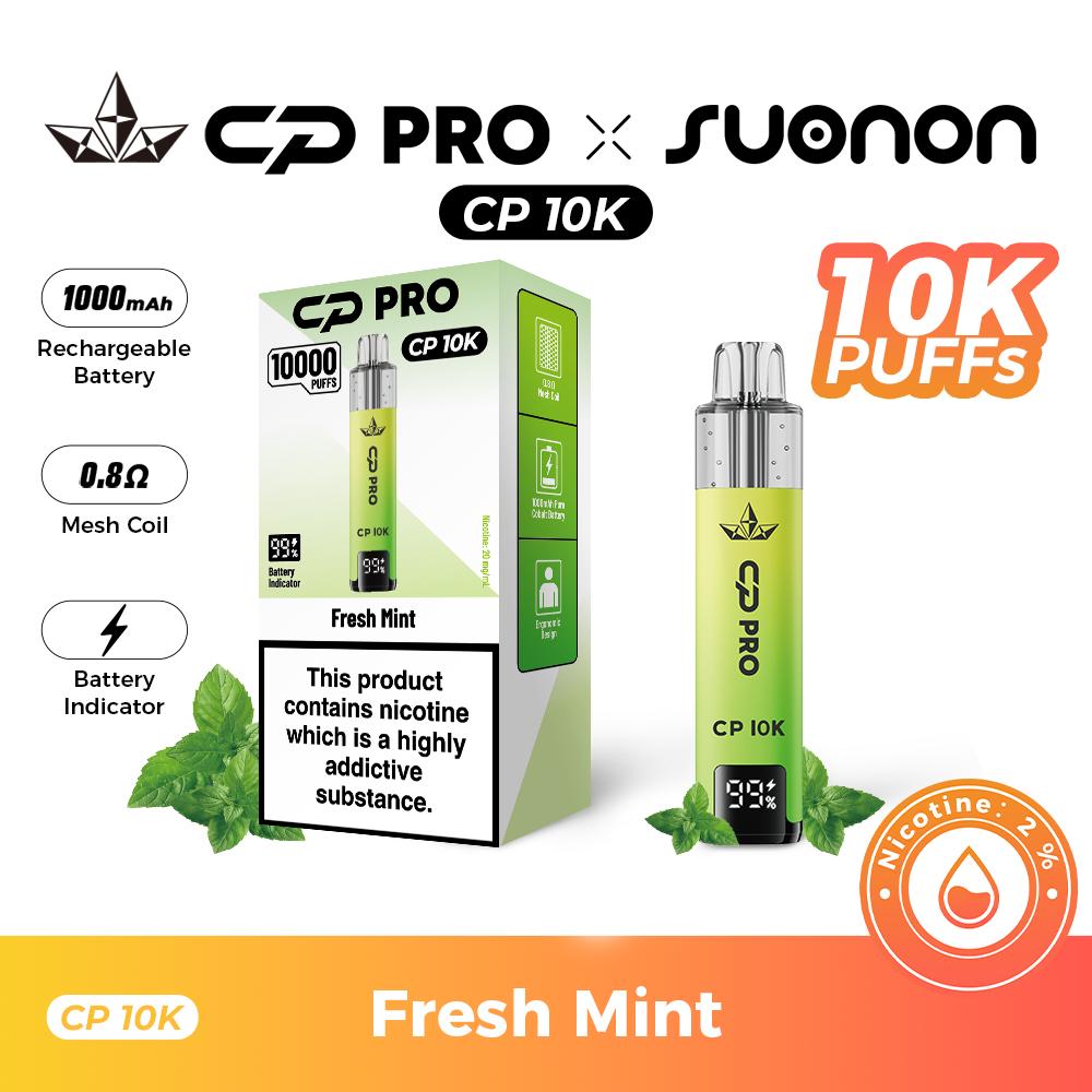 Crystal Pro CP 10K Puffs Prefilled Pod Kit - Box of 5